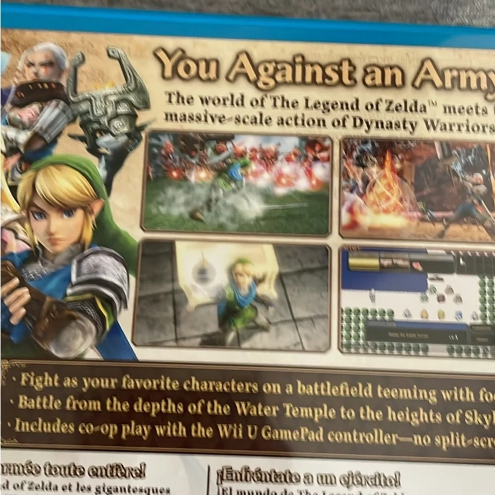 Nintendo Hyrule Warriors – Green and Blue Cover Art